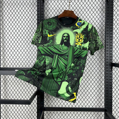 Brasil 2024/25 Camisola Especial Verde – Homem