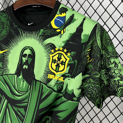 Brasil 2024/25 Camisola Especial Verde – Homem