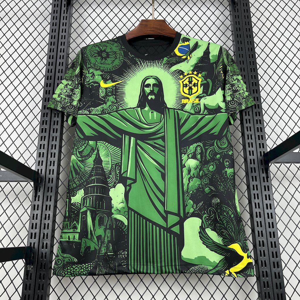 Brasil 2024/25 Camisola Especial Verde – Homem