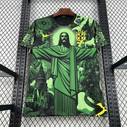 Brasil 2024/25 Camisola Especial Verde – Homem