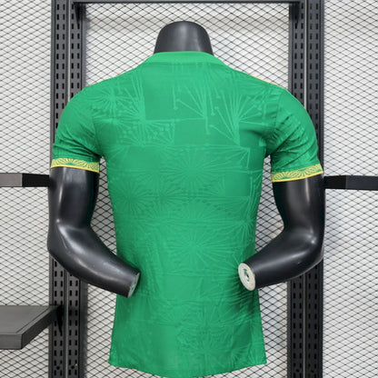 México 2025/26 Camisola Especial Dourada e Verde Versão Jogador – Homem