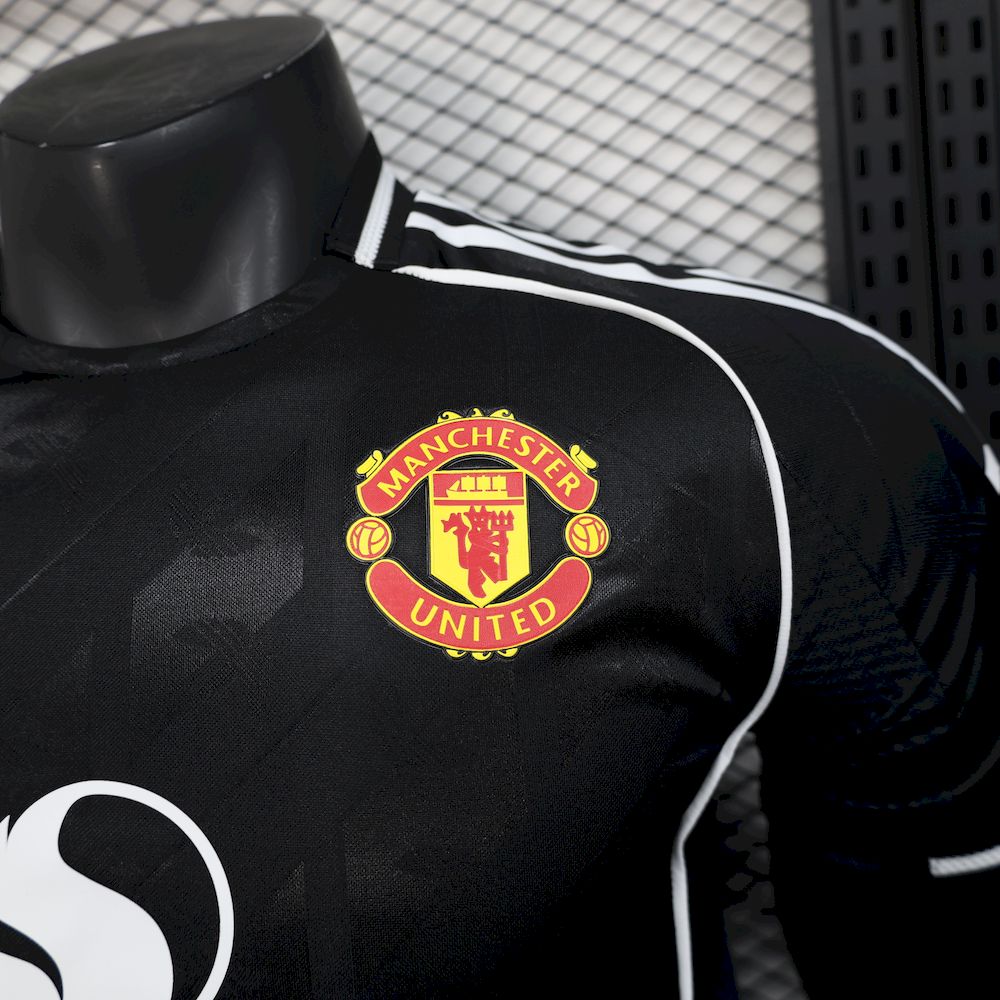 Manchester United 2025/26 Preta Especial Camisola Jogador Edição – Homem