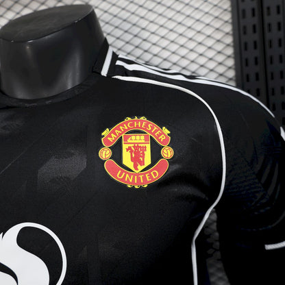 Manchester United 2025/26 Preta Especial Camisola Jogador Edição – Homem