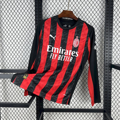 AC Milan 2025/26 Camisola Principal de Manga Comprida – Homem