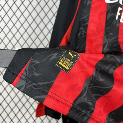 AC Milan 2025/26 Camisola Principal de Manga Comprida – Homem