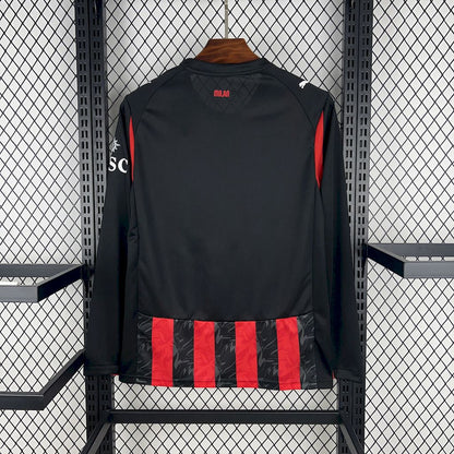 AC Milan 2025/26 Camisola Principal de Manga Comprida – Homem