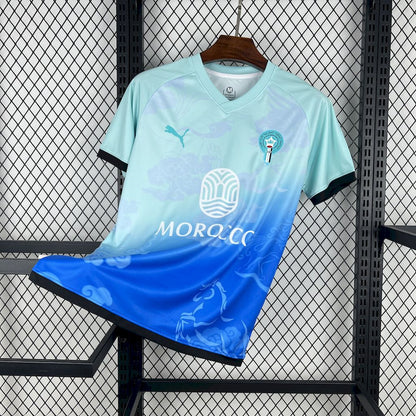 Marrocos 2025/26 Camisola Ocean e Celeste Versão – Homem