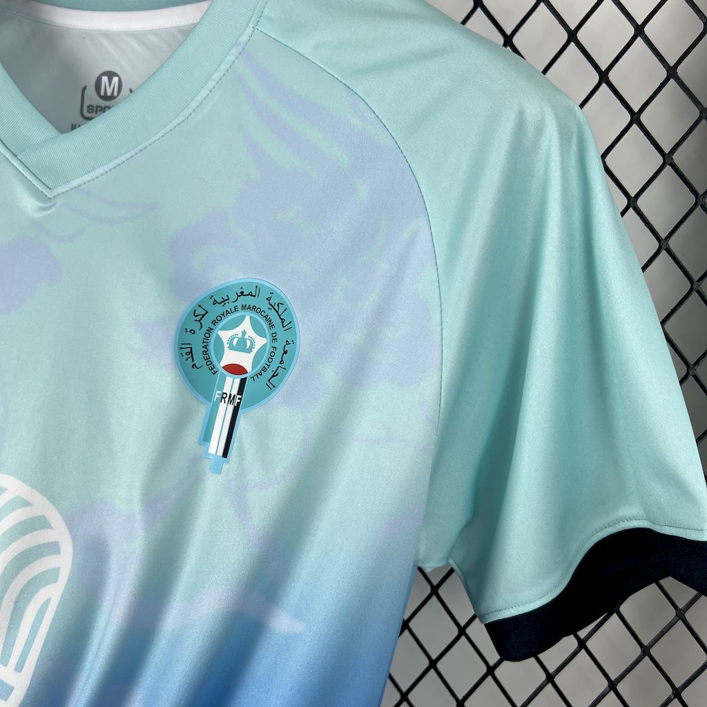 Marrocos 2025/26 Camisola Ocean e Celeste Versão – Homem