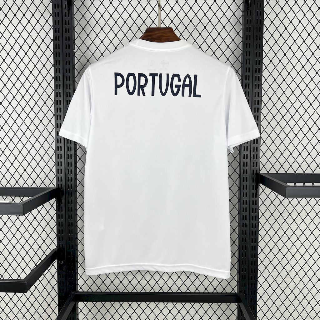 Portugal 2025/26 Camisola Casuals Tee Branca – Homem