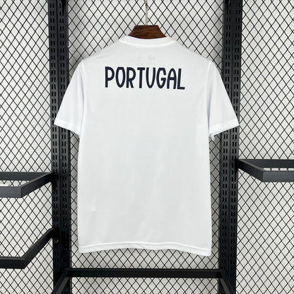 Portugal 2025/26 Camisola Casuals Tee Branca – Homem