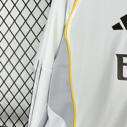 Real Madrid 2025/26 Camisola Principal de Manga Comprida – Homem