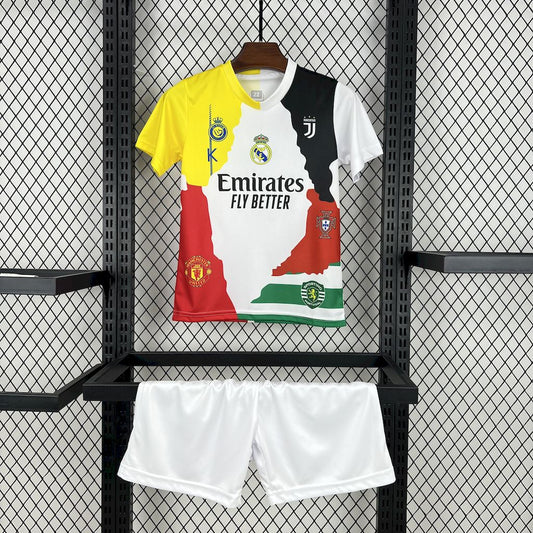 Cristiano Ronaldo 2025/26 Conjunto all club Mix – Criança