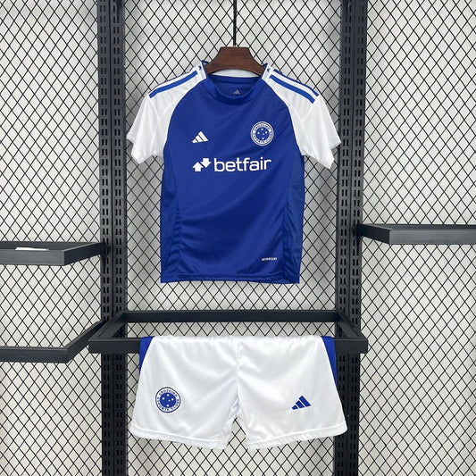 Cruzeiro 2025/26 Conjunto Principal – Criança