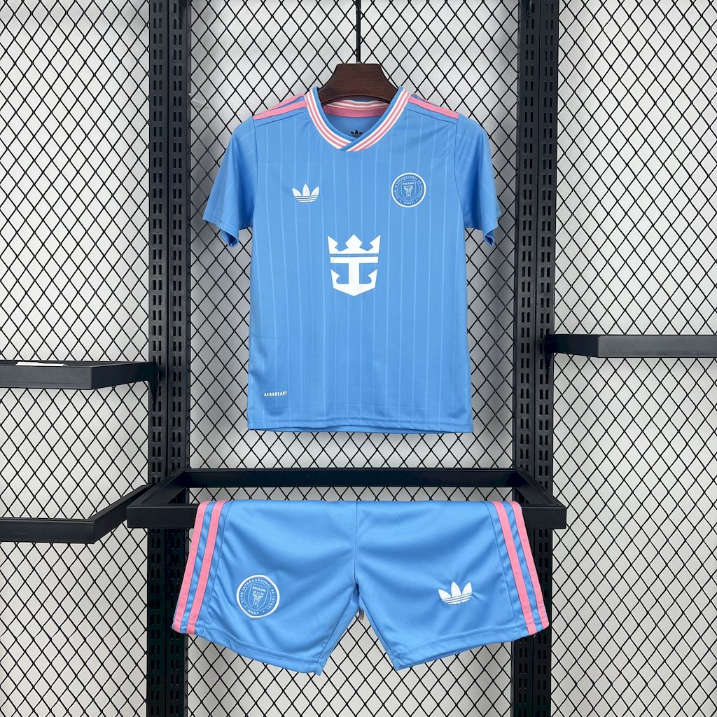 Inter Miami 2025/26 Conjunto Terceiro – Criança