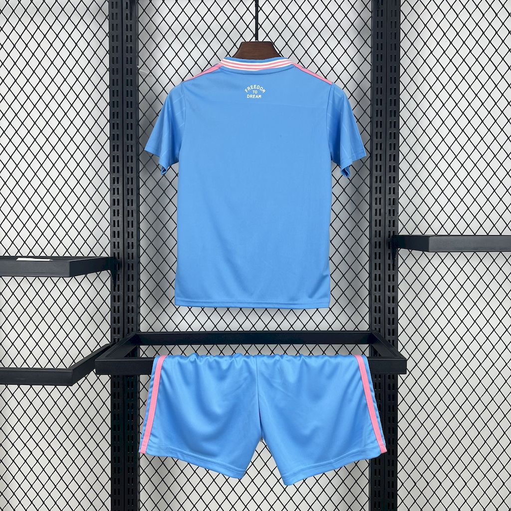 Inter Miami 2025/26 Conjunto Terceiro – Criança