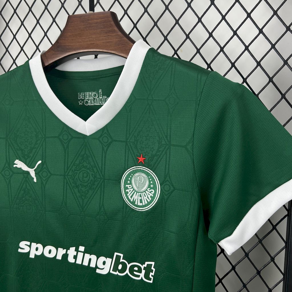 Palmeiras 2025/26 Conjunto Principal – Criança