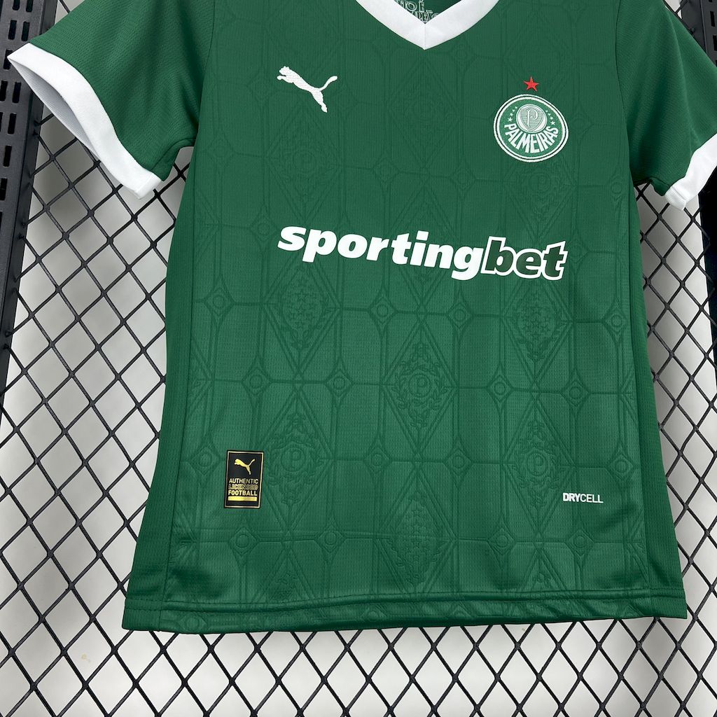 Palmeiras 2025/26 Conjunto Principal – Criança