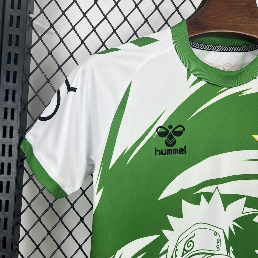 Real Betis 2025/26 Conjunto Hummel x Edição Limitada Naruto – Criança