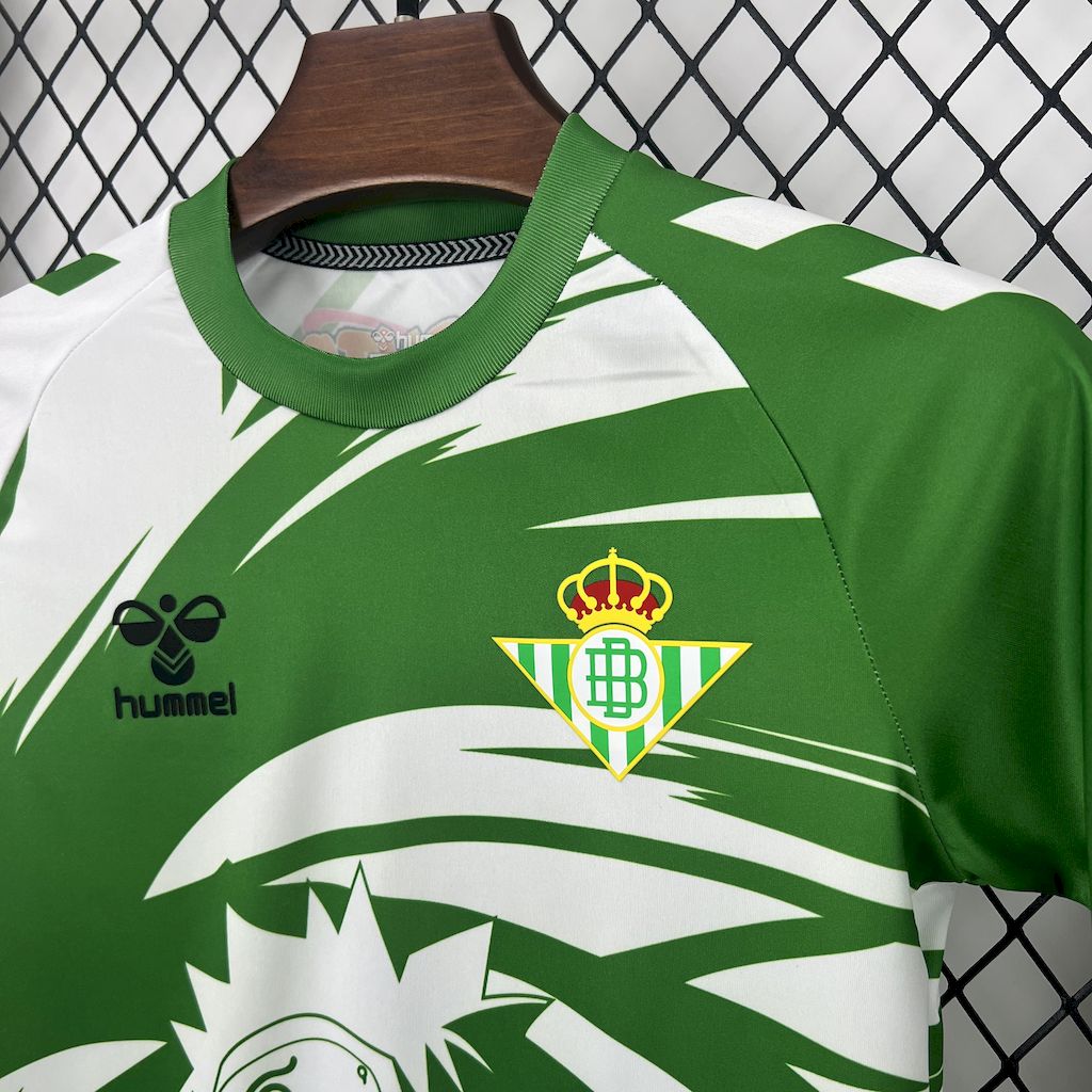 Real Betis 2025/26 Conjunto Hummel x Edição Limitada Naruto – Criança