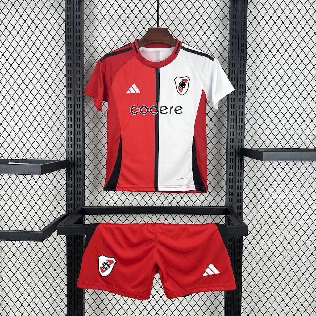 River Plate 2025/26 Conjunto Terceiro – Criança