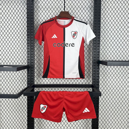 River Plate 2025/26 Conjunto Terceiro – Criança