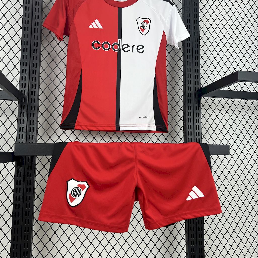 River Plate 2025/26 Conjunto Terceiro – Criança