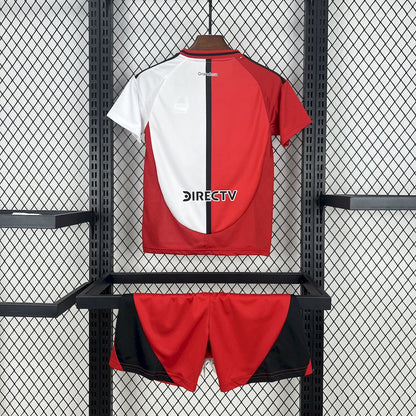 River Plate 2025/26 Conjunto Terceiro – Criança