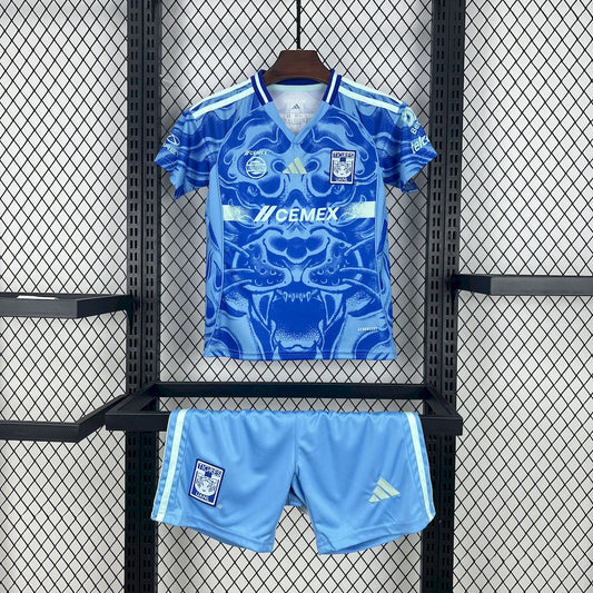 Tigres UANL 2025/26 Conjunto Alternativo – Criança