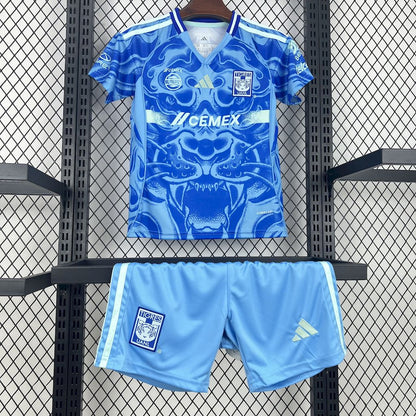 Tigres UANL 2025/26 Conjunto Alternativo – Criança
