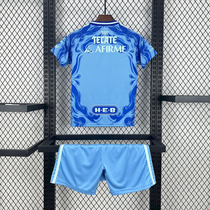 Tigres UANL 2025/26 Conjunto Alternativo – Criança