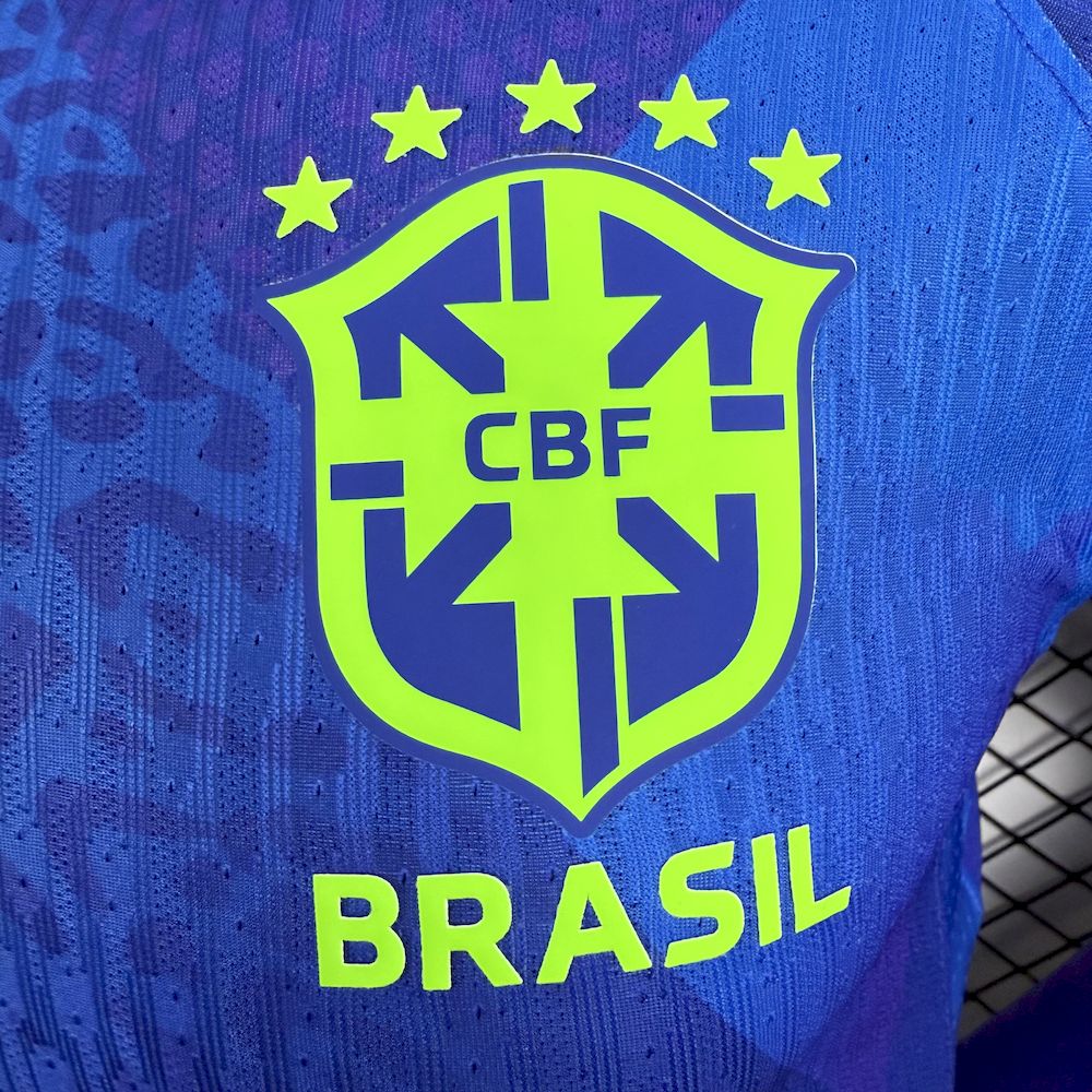 Brasil 2025/26 Camisola Alternativa de Manga Comprida Versão Jogador – Homem