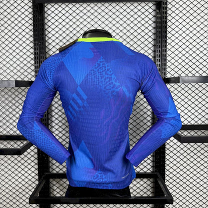 Brasil 2025/26 Camisola Alternativa de Manga Comprida Versão Jogador – Homem