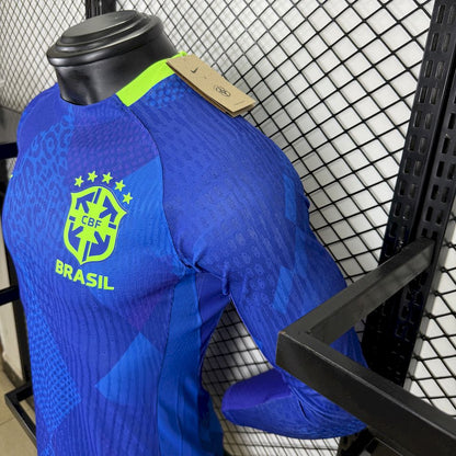 Brasil 2025/26 Camisola Alternativa de Manga Comprida Versão Jogador – Homem