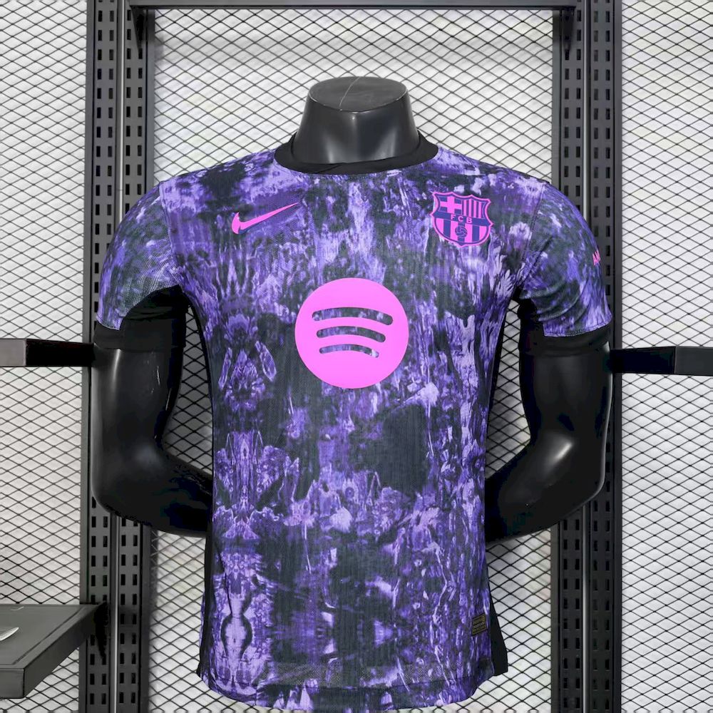 Barcelona 2025/26 Camisola Roxa Conceito Edição Versão Jogador – Homem