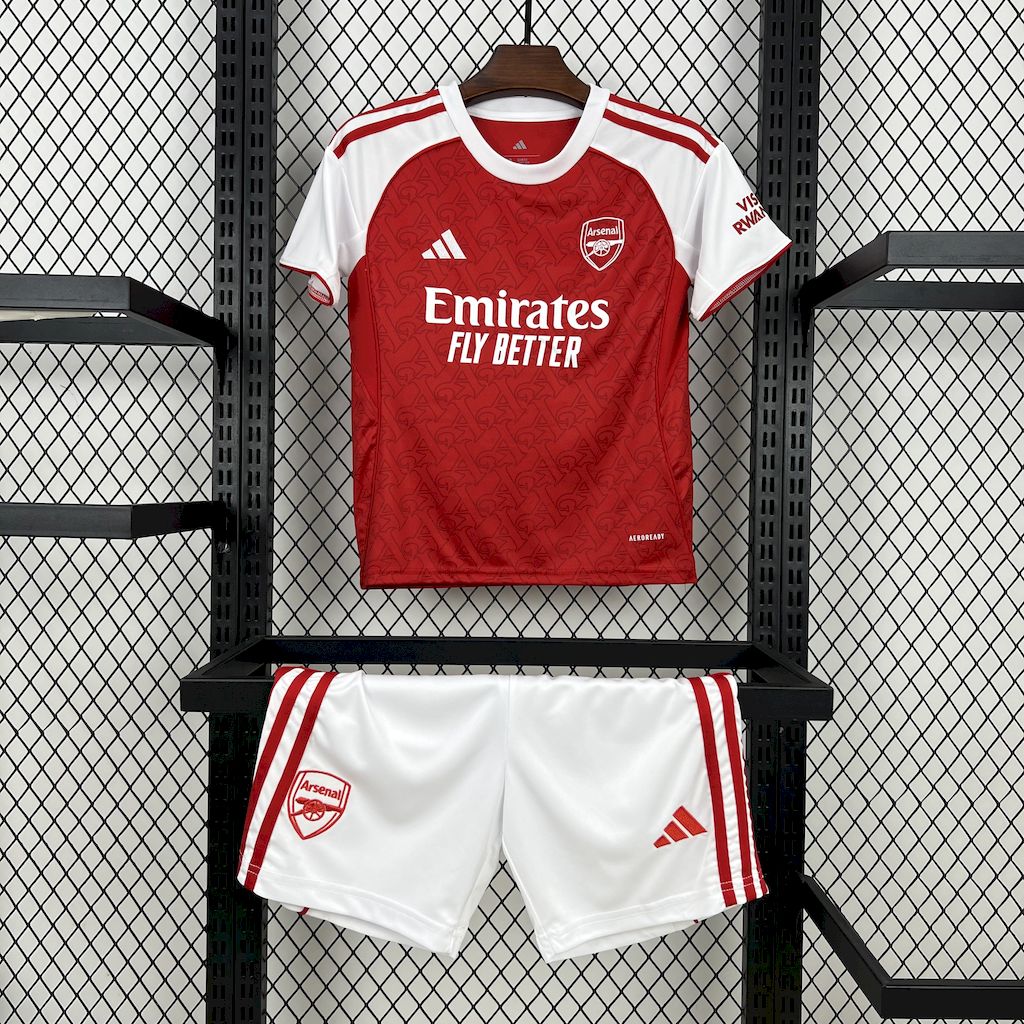 Arsenal 2025/26 Conjunto Principal – Criança