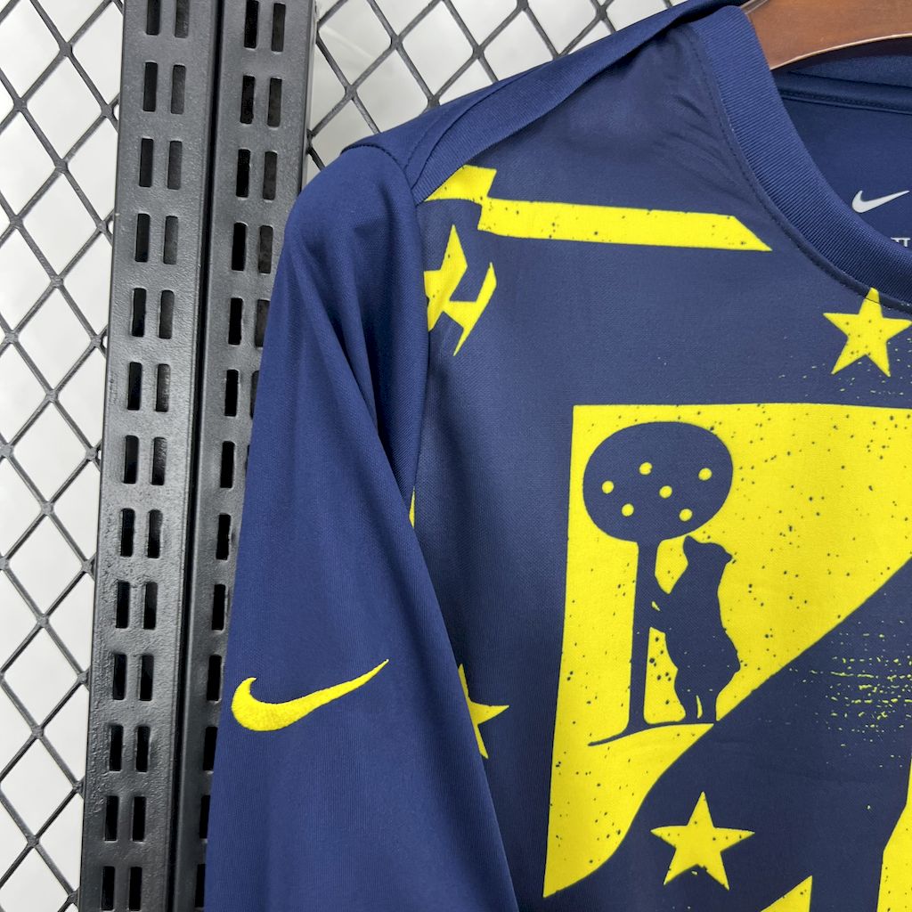 Atlético de Madrid 2025/26 Camisola de Pré-Jogo de Manga Comprida – Homem