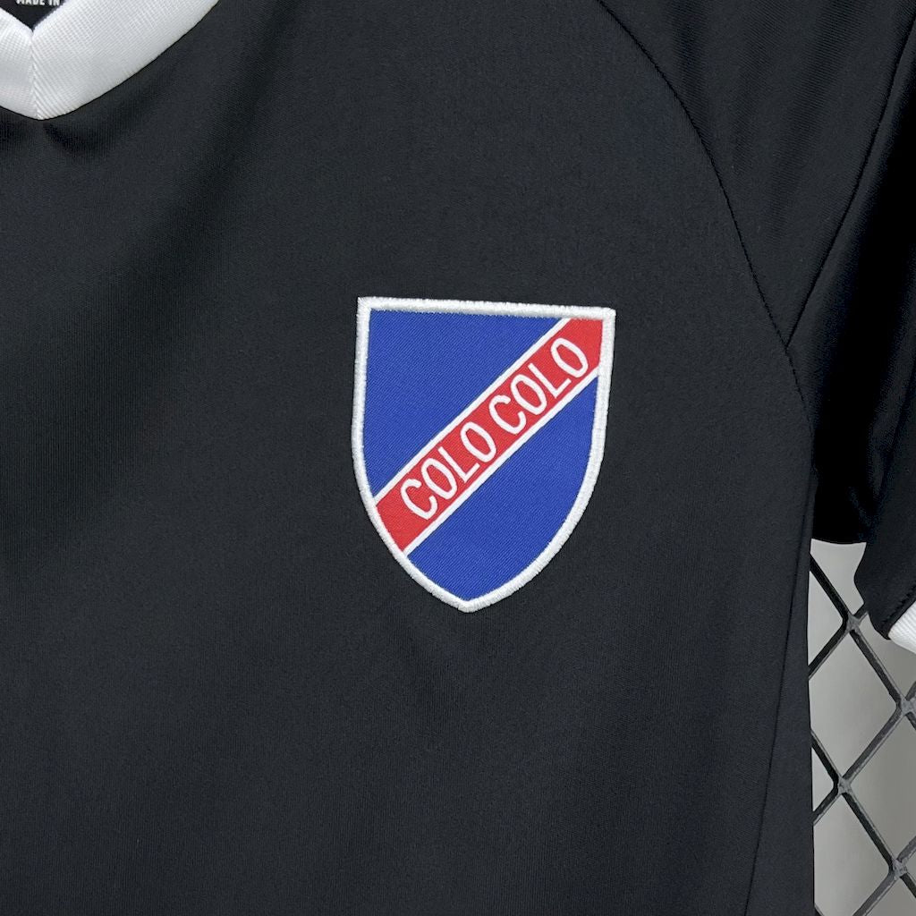 Colo Colo 2025/26 Conjunto Aniversário Preto – Criança