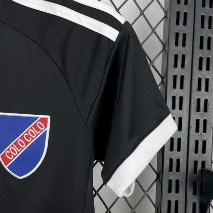 Colo Colo 2025/26 Conjunto Aniversário Preto – Criança