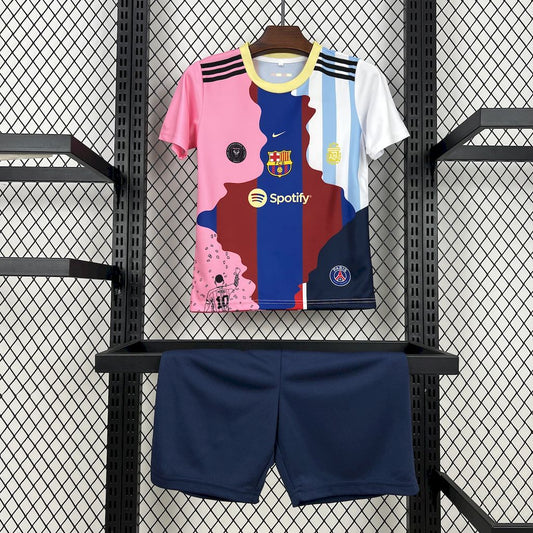 Lionel Andrés Messi Cuccitini 2025/26 Conjunto all club Mix – Criança