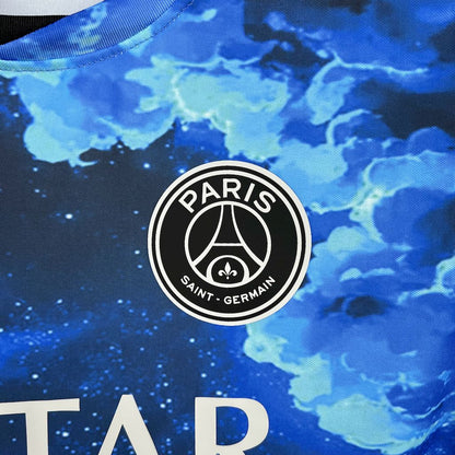 Paris Saint-Germain 2025/26 Camisola Azul Celeste e Branca clouds – Homem