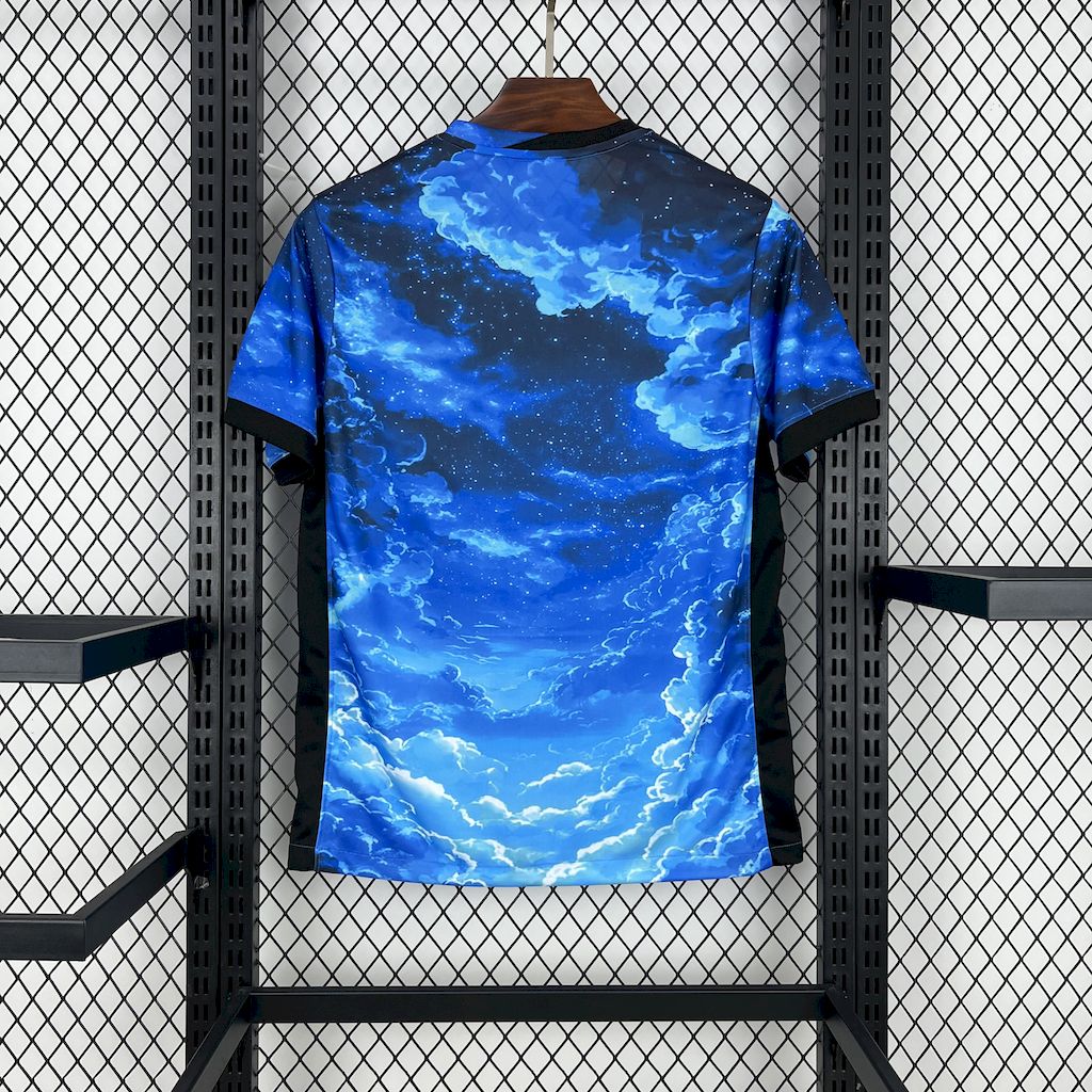 Paris Saint-Germain 2025/26 Camisola Azul Celeste e Branca clouds – Homem