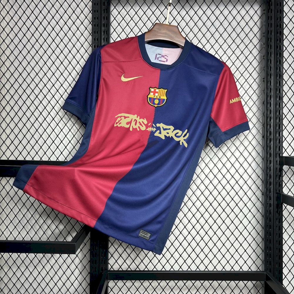 Barcelona 2024/25 Camisola Principal Travis Scott Edição – Homem