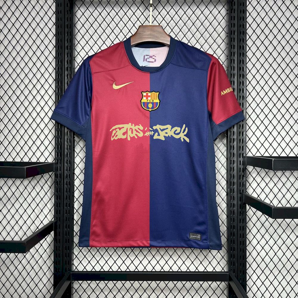 Barcelona 2024/25 Camisola Principal Travis Scott Edição – Homem