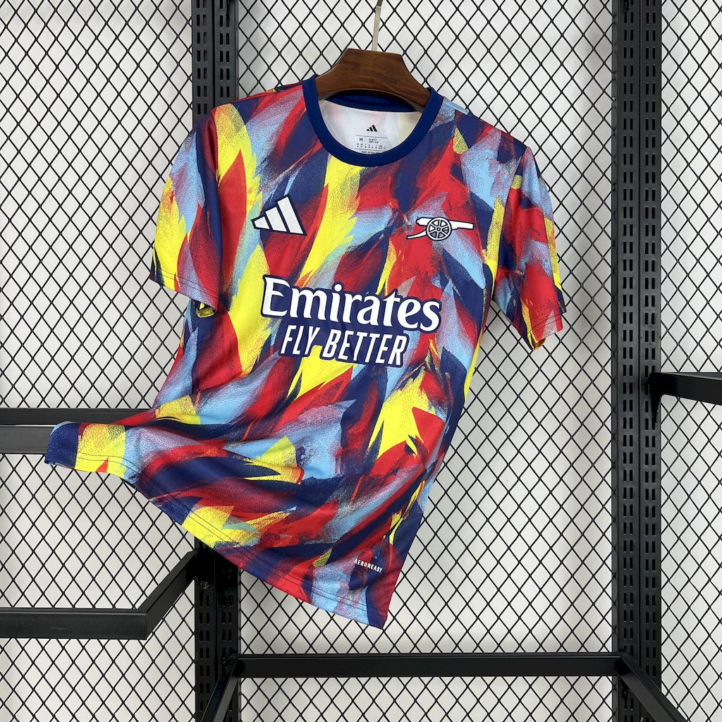 Arsenal 2025/26 Camisola de Pré-Jogo Colorful – Homem