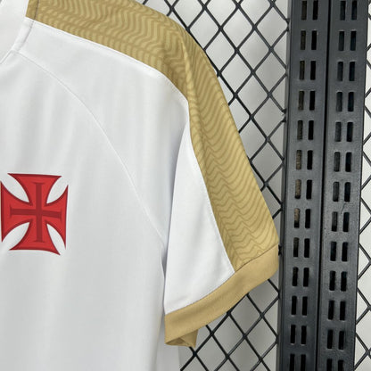 Vasco da gama 2025/26 Camisola Supporter Branca Dourada – Homem