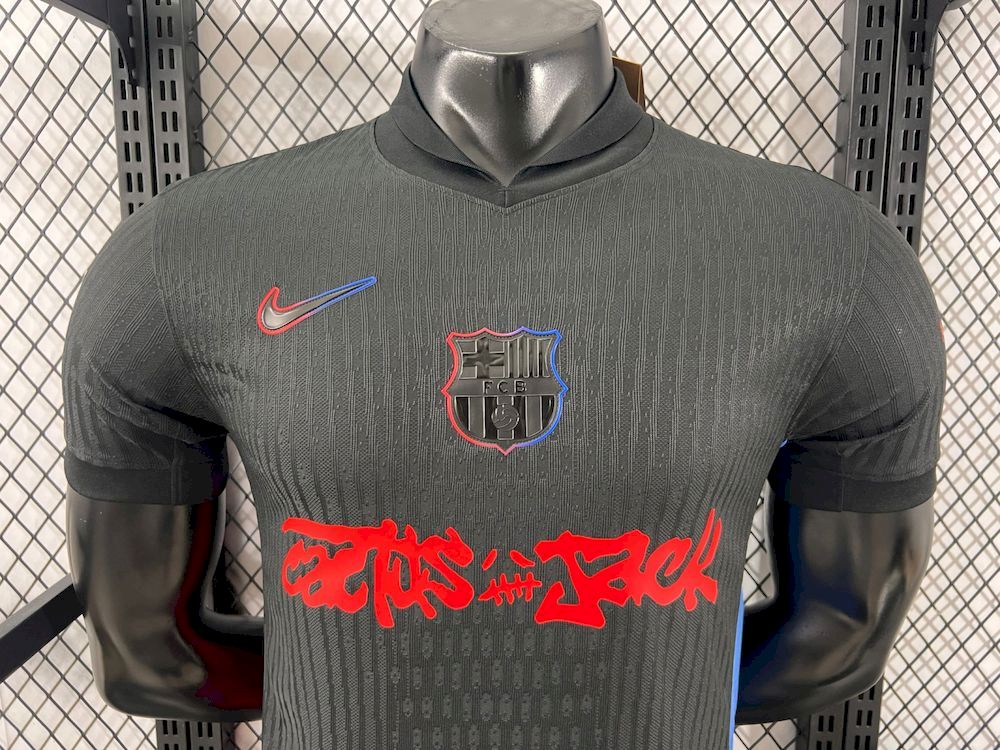 Barcelona 2024/25 Camisola Alternativa Travis Scott Versão Jogador – Homem