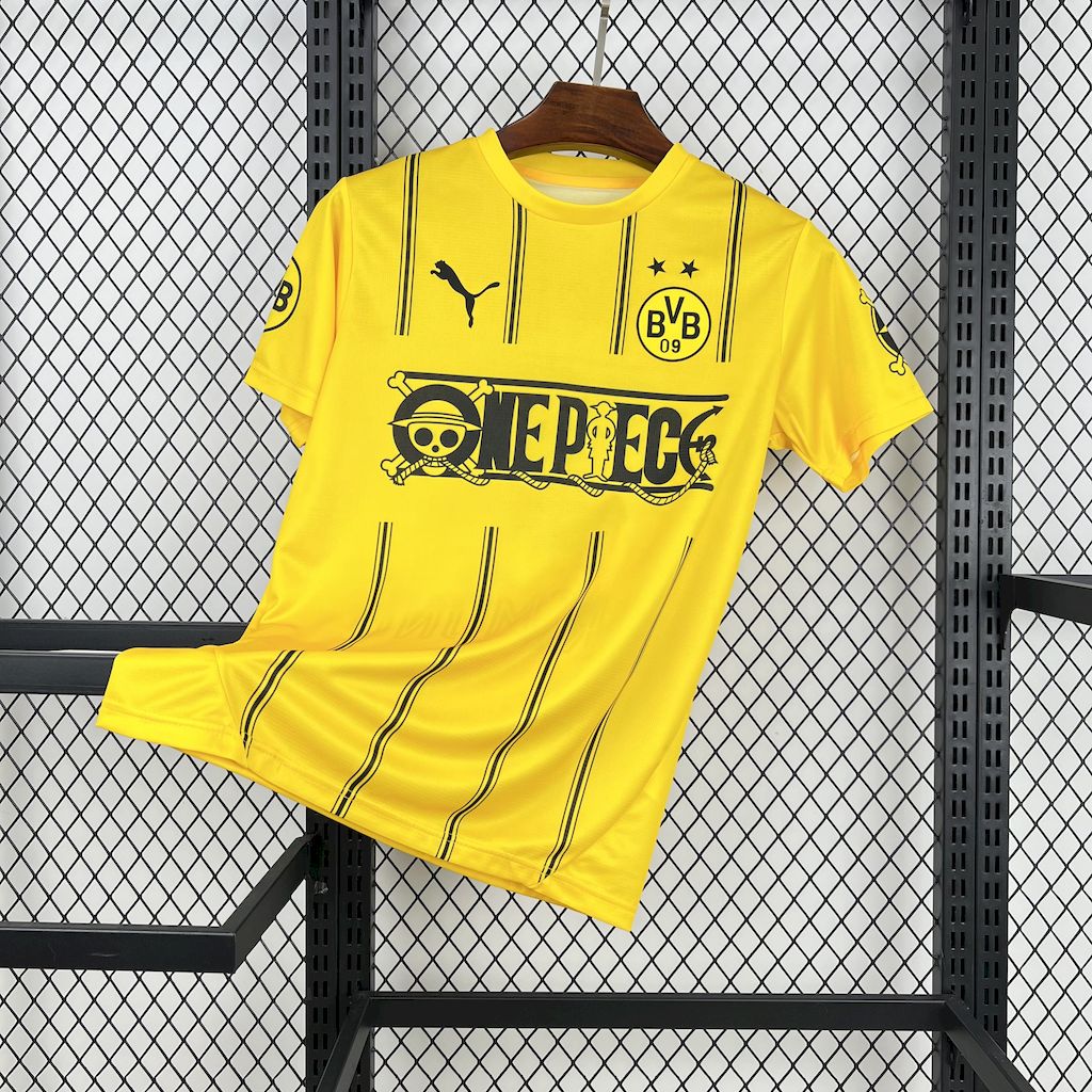 Borussia Dortmund 2025/26 Camisola ONE PIECE Colaboração Edição – Homem