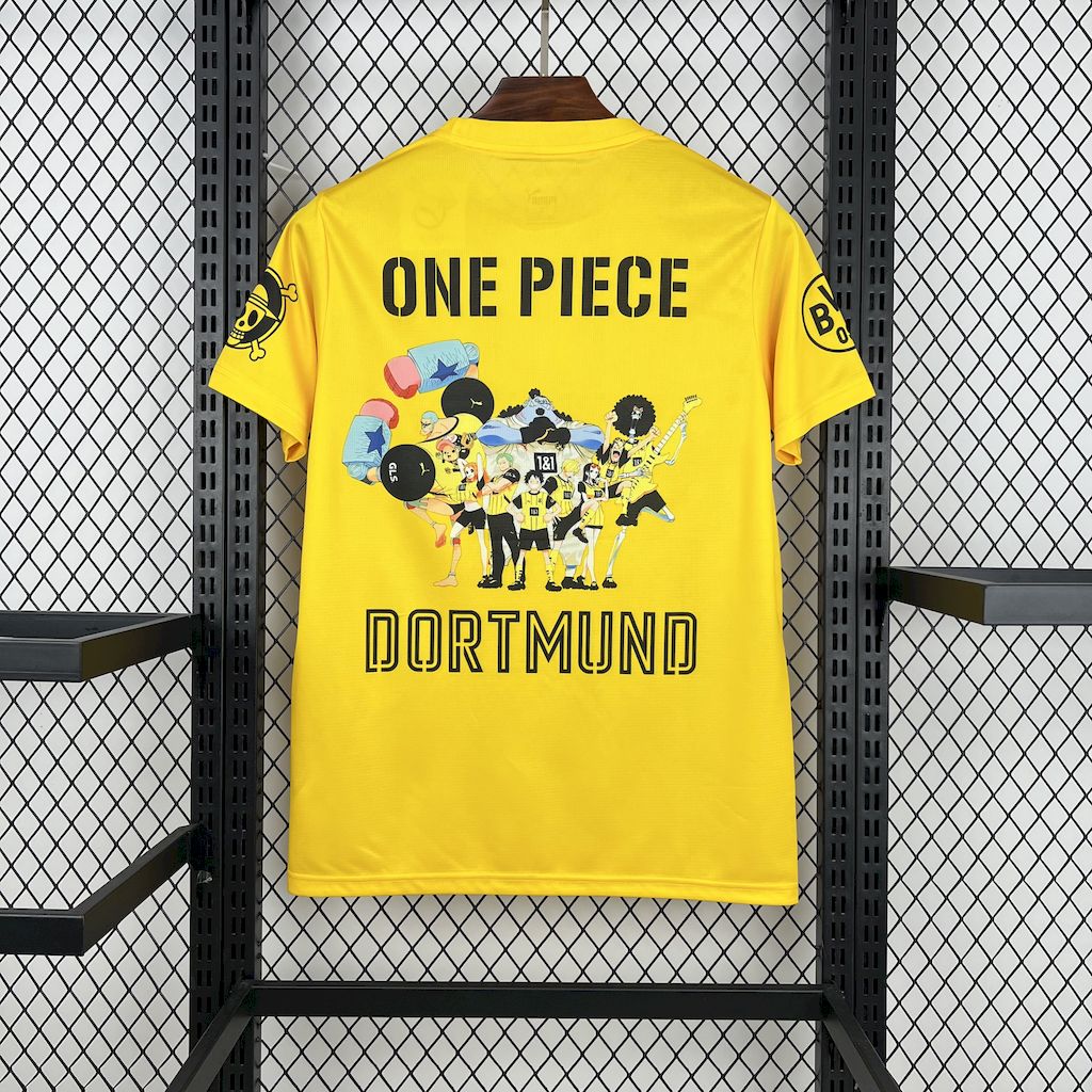 Borussia Dortmund 2025/26 Camisola ONE PIECE Colaboração Edição – Homem