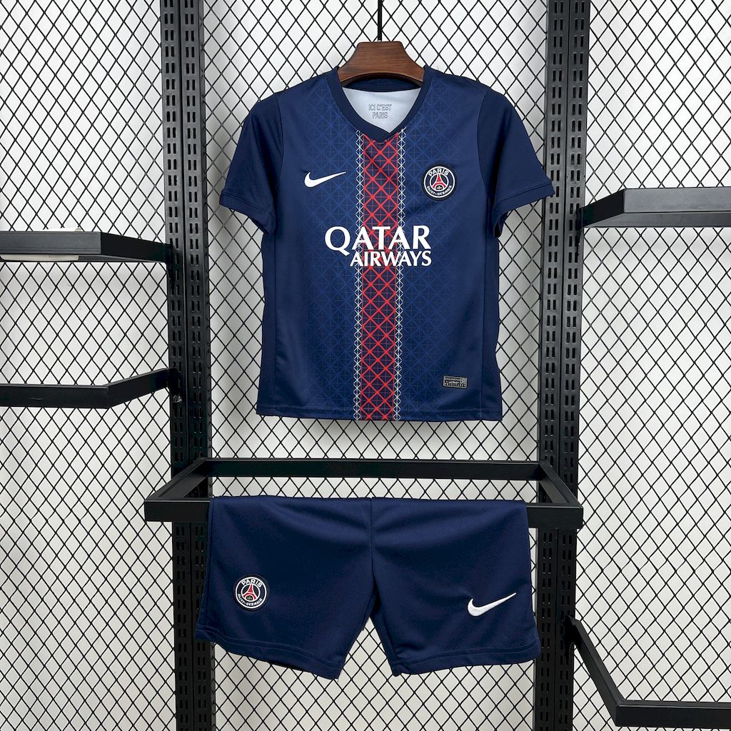 Paris Saint-Germain 2025/26 Conjunto Principal – Criança