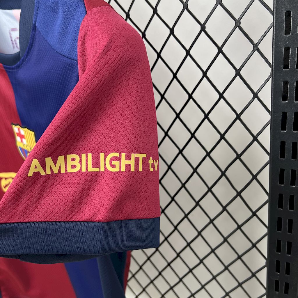 Barcelona 2024/25 Conjunto Principal Travis Scott Edição – Criança